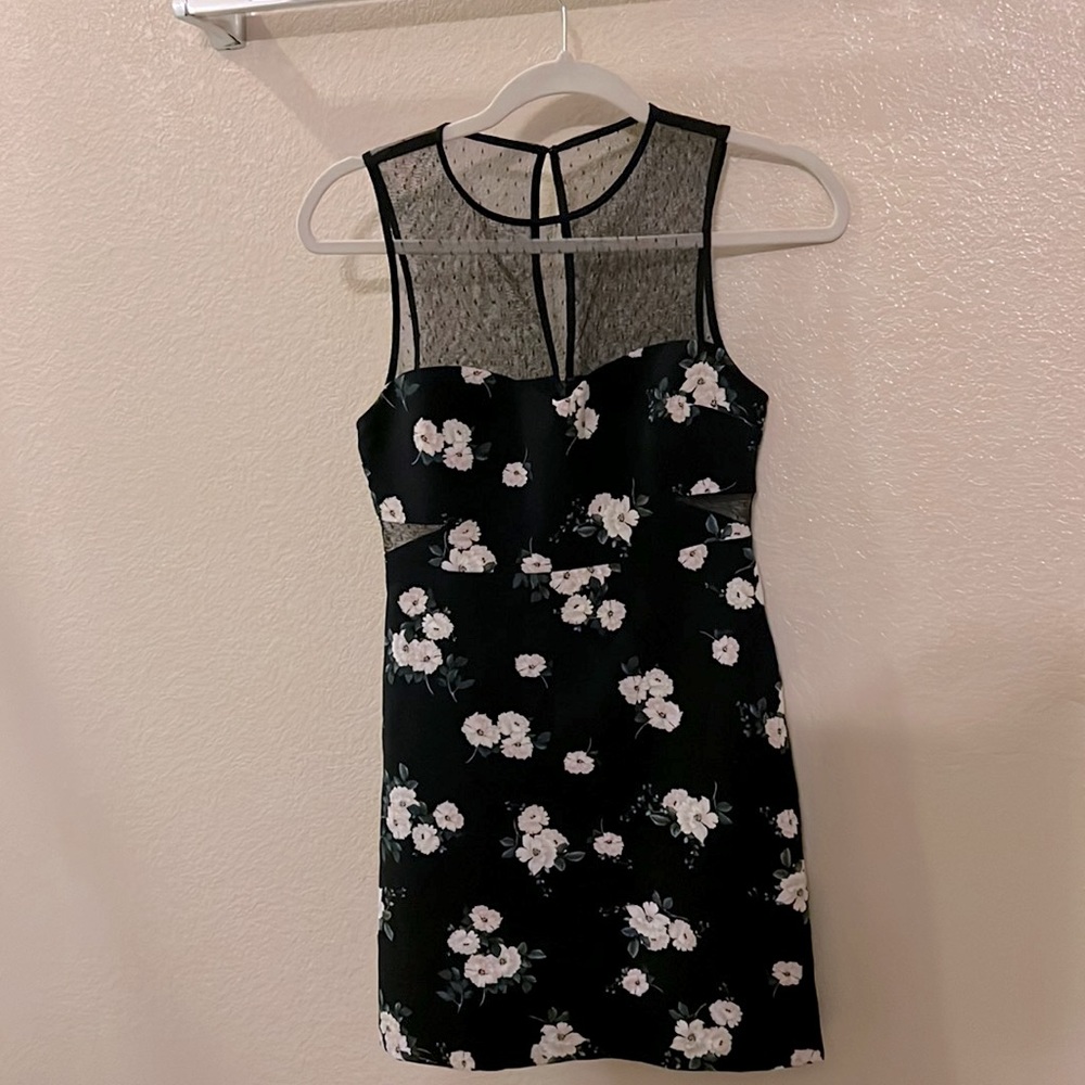Express size 2 floral mesh dress!!
